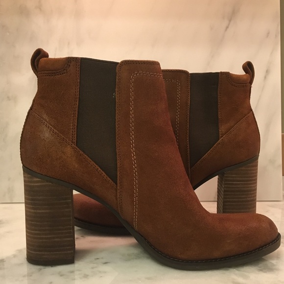 Franco Sarto Brown Booties - Picture 3 of 7